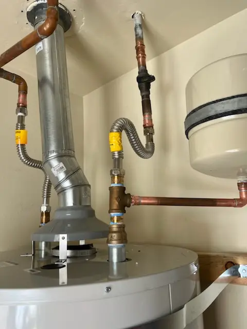 Water heater installation and plumbing repair in Shirrells